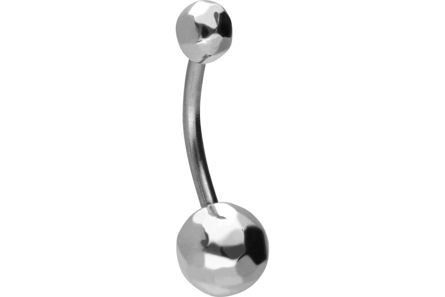 Chirurgenstahl Bananabell Piercing POLYGON-KUGELN